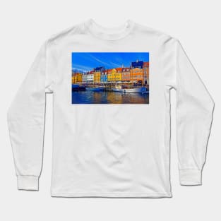 Late Afternoon in Nyhavn, Copenhagen Long Sleeve T-Shirt